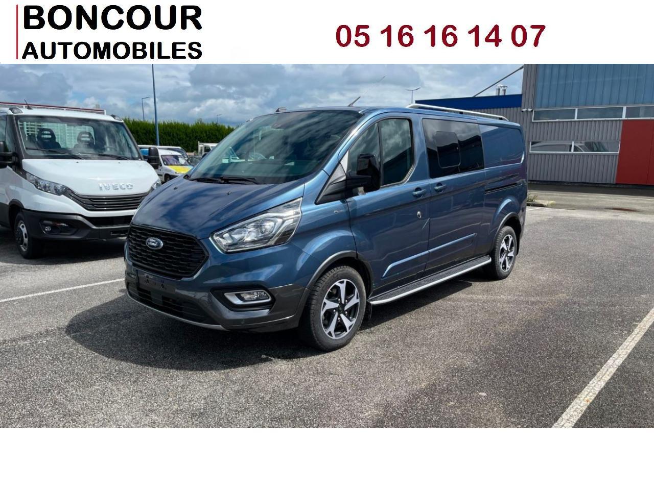 FORD-TRANSIT CUSTOM-2.0 170ch CABINE APPROFONDIE L2 ACTIVE