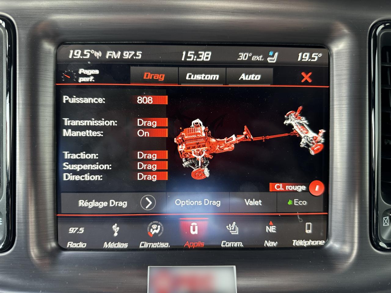 DODGE CHALLENGER DEMON V8 6.2L - 1ère main FR