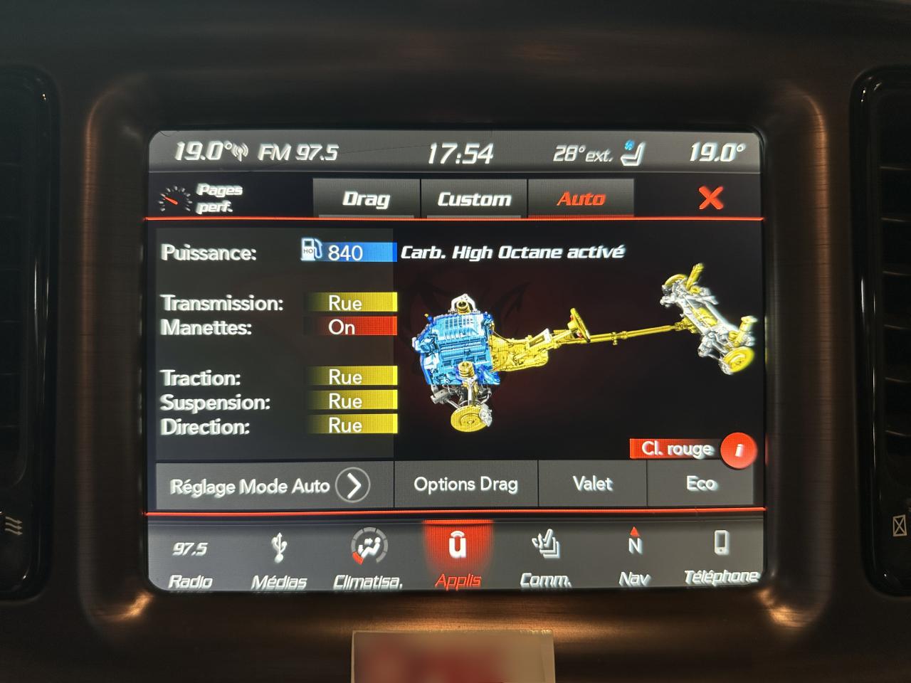 DODGE CHALLENGER DEMON V8 6.2L - 1ère main FR