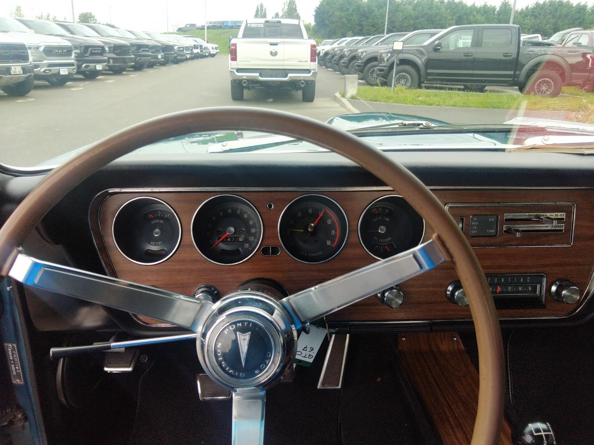 PONTIAC GTO V8 6.6 litres, BOITE 4, matching numbers