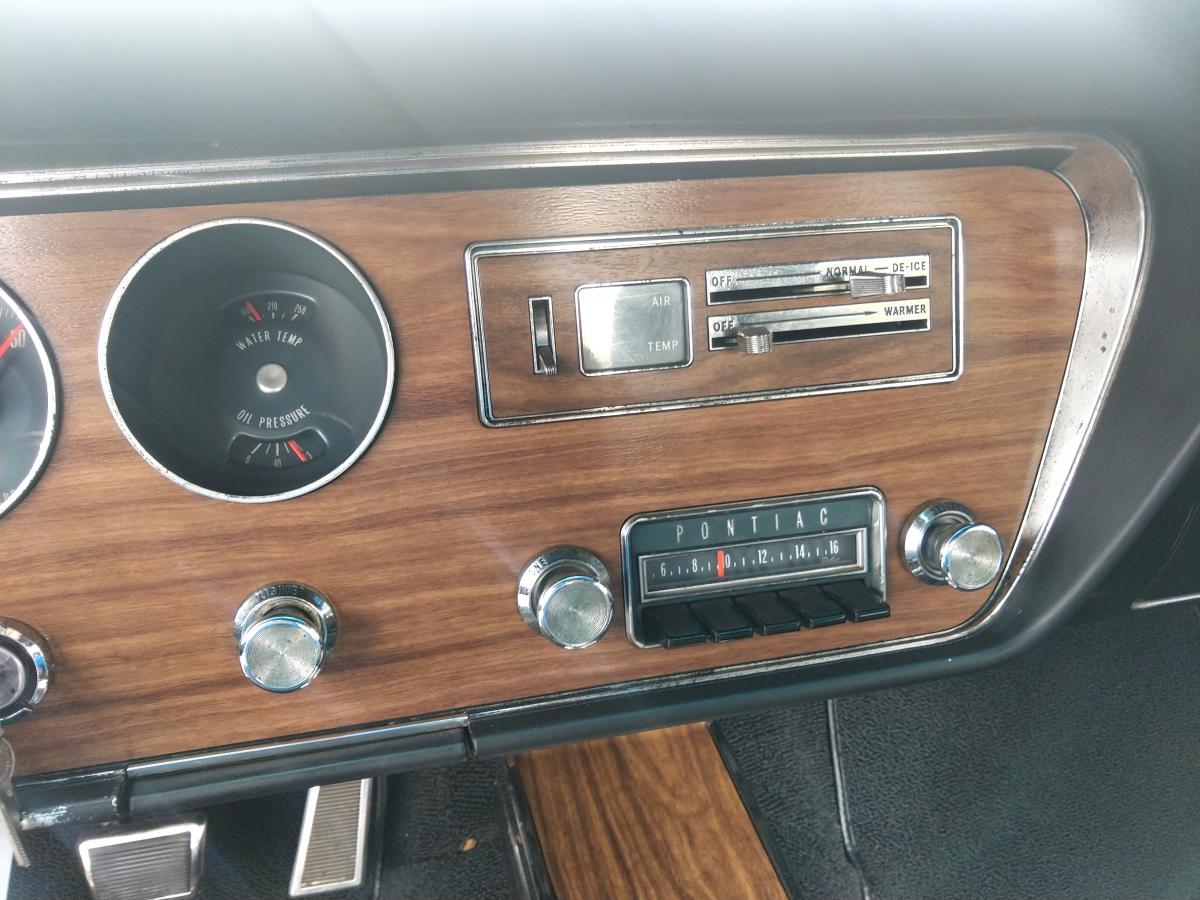 PONTIAC GTO V8 6.6 litres, BOITE 4, matching numbers