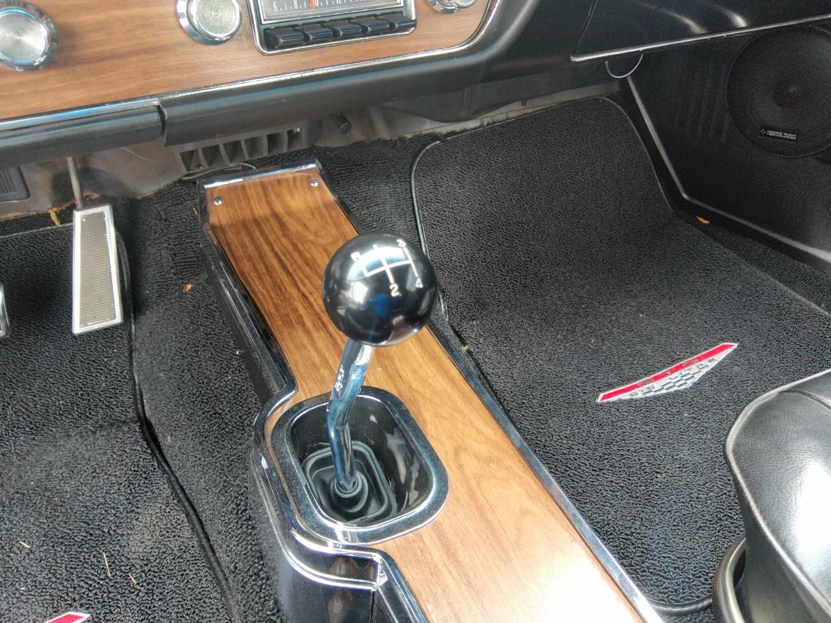 PONTIAC GTO V8 6.6 litres, BOITE 4, matching numbers