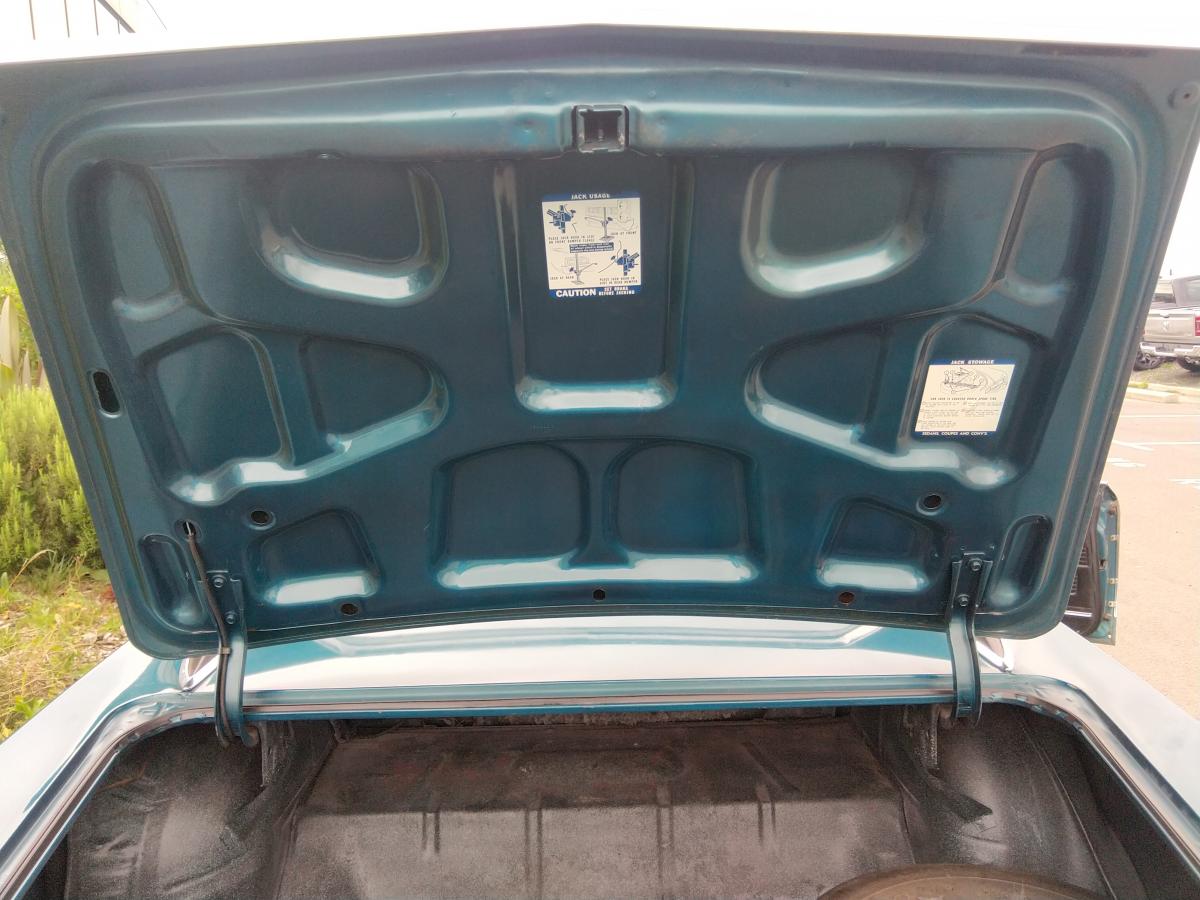 PONTIAC GTO V8 6.6 litres, BOITE 4, matching numbers