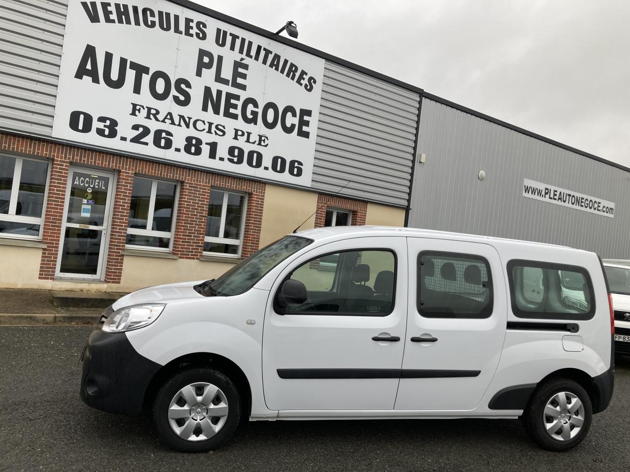 RENAULT-KANGOO-MAXI 90 DCI CABINE APPROFONDIE 5 PLACES REPLIABLES