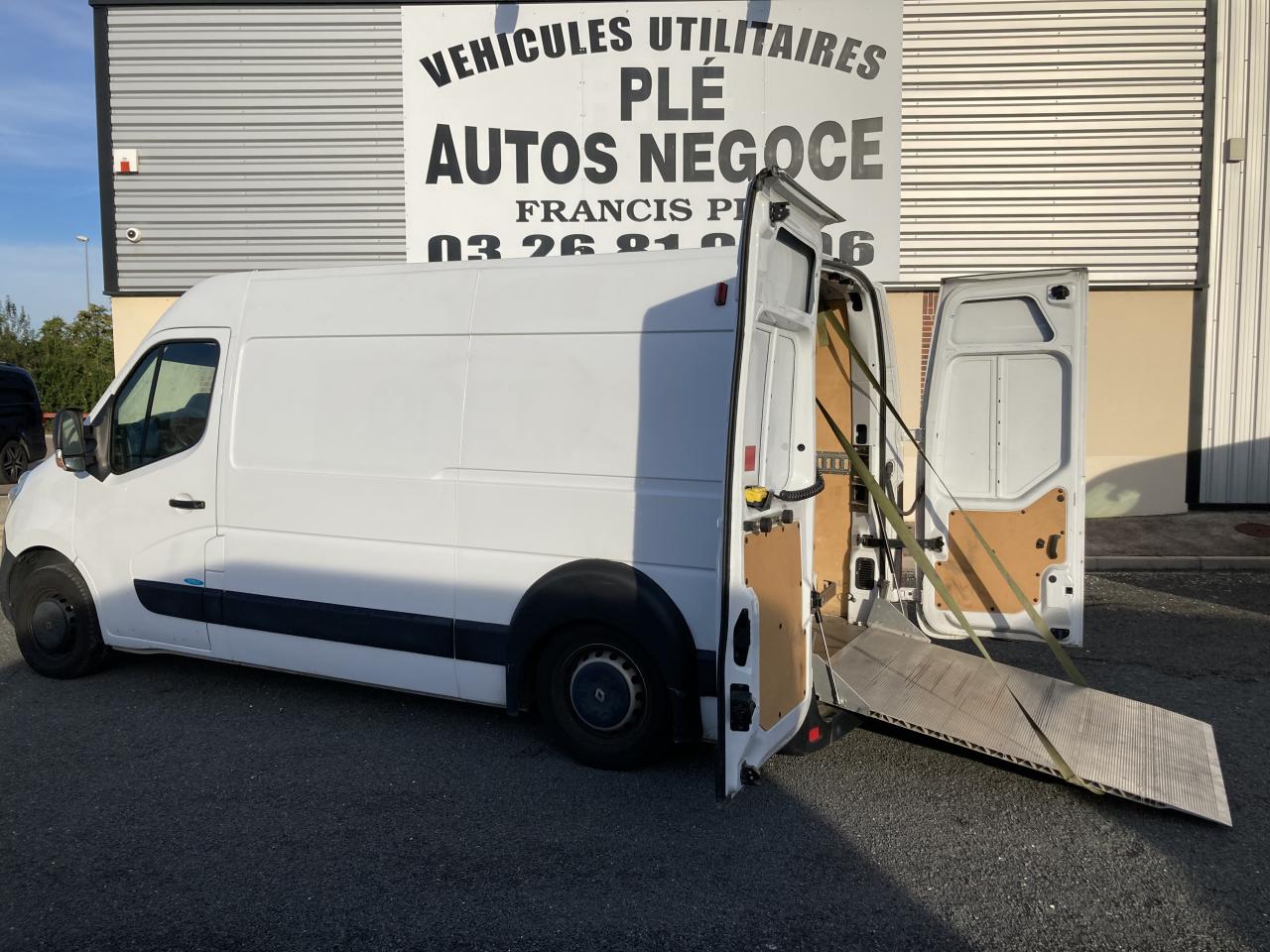 RENAULT-MASTER-L2H2 DCI 130 3T5 ESSIEU ESCAMOTABLE RASSOL SIPREL / RAMPE DE CHARGEMENT 2 TONNES