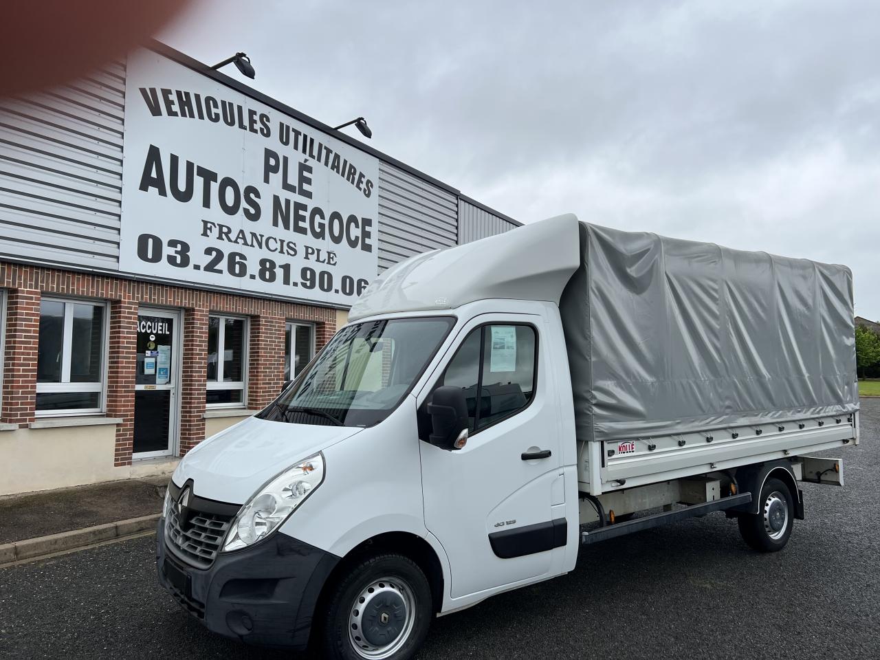 RENAULT-MASTER-MASTER BACHE COULISSANTE PLATEAU RIDELLES 4M35 GRAND CONFORT 125 DCI 