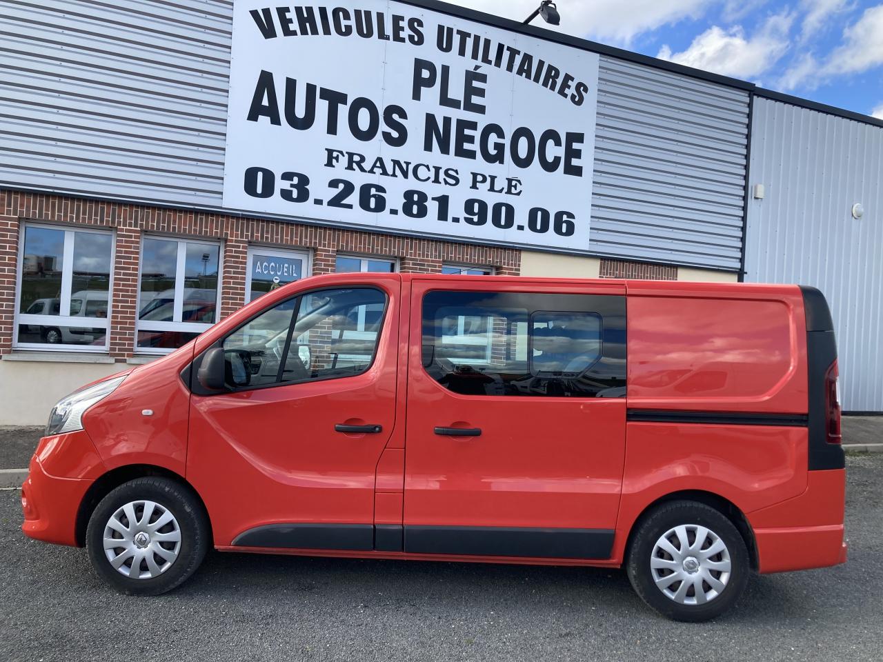 RENAULT-TRAFIC-L1H1 120 DCI 1T2 CABINE APPROFONDIE 6 PLACES
